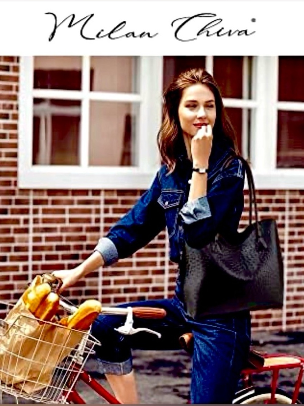 Milan Chiva Ostrich Tote Bag
